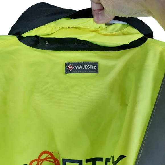 Majestic Size XL Class 3 Hi-Vis Reflective ANSI 3 Type R Lined Bomber Jacket - Picture 9 of 12